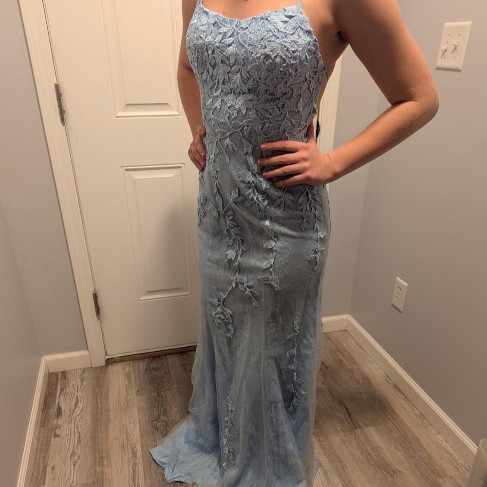 Light Blue Prom Dress